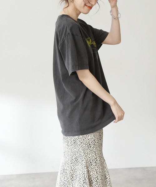 N.（N. Natural Beauty Basic）（エヌエヌナチュラルビューティーベーシック）の「【GOOD ROCK SPEED】バンド風Tシャツ（Tシャツ/カットソー・レディース・ブラック・MEDIUM）」の4枚目の写真