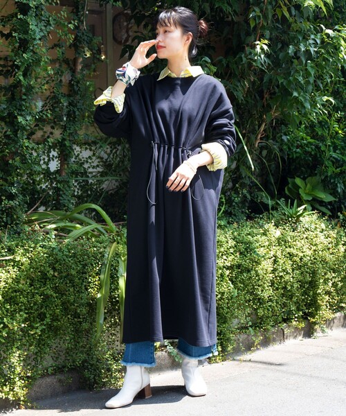セール Champion Freak S Store チャンピオン 別注code Long Sleeve One Piece 別注コードロングスリーブ ワンピース ワンピース Freak S Store フリークスストア のファッション通販 Zozotown
