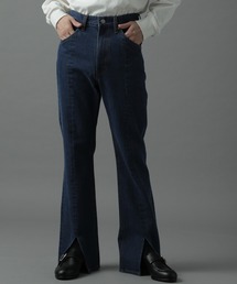 HARE | センタースリットデニムフレアパンツ(HARE)(デニムパンツ)