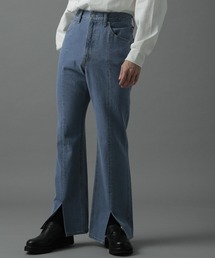 HARE | センタースリットデニムフレアパンツ(HARE)(デニムパンツ)