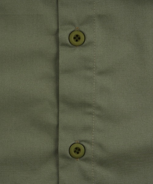 WHO'S WHO gallery（フーズフーギャラリー）の「【KOOKY'N/クーキー】サファリツイルシャツ（シャツ/ブラウス・メンズ・ブラック/ベージュ/カーキ/インディゴブルー・FREE）」の20枚目の写真