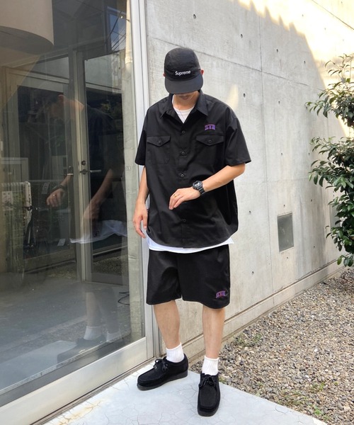 WHO'S WHO gallery（フーズフーギャラリー）の「【KOOKY'N/クーキー】サファリツイルシャツ（シャツ/ブラウス・メンズ・ブラック/ベージュ/カーキ/インディゴブルー・FREE）」の16枚目の写真