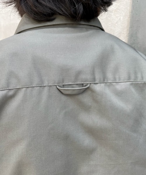 WHO'S WHO gallery（フーズフーギャラリー）の「【KOOKY'N/クーキー】サファリツイルシャツ（シャツ/ブラウス・メンズ・ブラック/ベージュ/カーキ/インディゴブルー・FREE）」の22枚目の写真