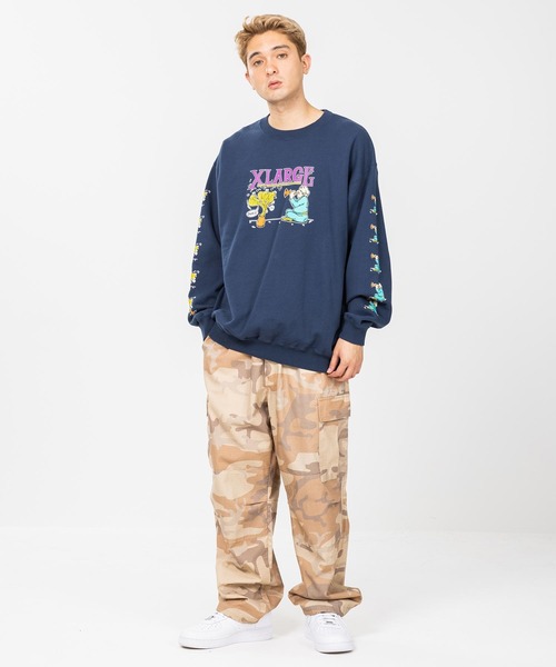 XLARGE（エクストララージ）の「SNAKE CHARMER CREW NECK SWEAT（スウェット・メンズ・ブラック/ネイビー/ベージュ・S/M/XL/L）」の19枚目の写真