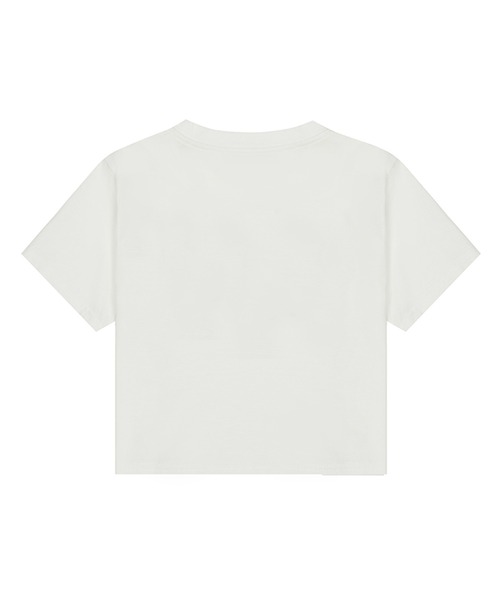 LUV IS TRUE/ラブ イズ トゥルー』GV APPLIQUE CROP TEE/ アップリケ