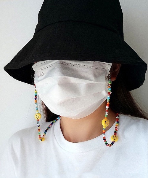 CORPUS TOKYO(コーパス トーキョー)の「カラフルビーズマスクチェーン/ネックレス/眼鏡ストラップ(ネックレス・レディース・マルチ・FREE)」の6枚目の写真