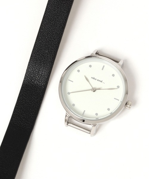 niko and...（ニコアンド）の「ブレスセットウォッチ（アナログ腕時計・レディース・ブラック/ベージュ/グレー/アイボリー/チャコール・0）」の14枚目の写真