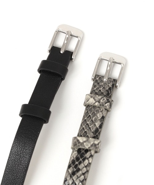 niko and...（ニコアンド）の「ブレスセットウォッチ（アナログ腕時計・レディース・ブラック/ベージュ/グレー/アイボリー/チャコール・0）」の12枚目の写真