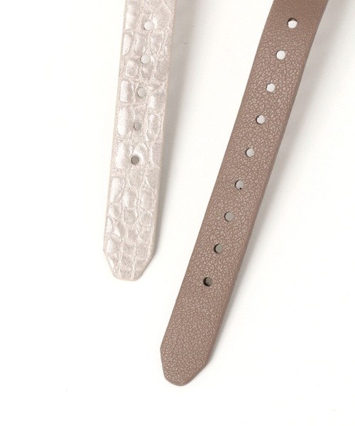 niko and...（ニコアンド）の「ブレスセットウォッチ（アナログ腕時計・レディース・ブラック/ベージュ/グレー/アイボリー/チャコール・0）」の7枚目の写真