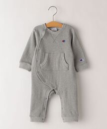 【SHIPS KIDS別注】Champion:裏毛 ポケット ロンパース
