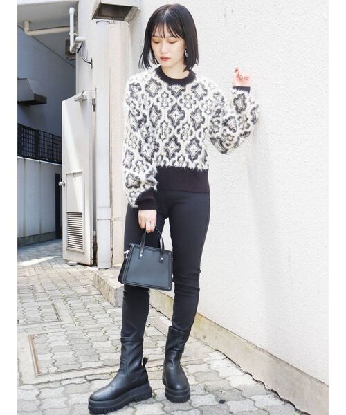 MURUA(ムルーア)の「カラースキニー(デニムパンツ・レディース・ブラック/ブラウン/グレー/グリーン・1/0)」の12枚目の写真