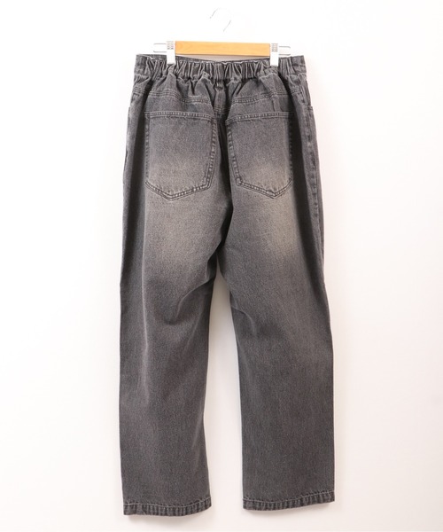 RE730（アールイーセブンサーティー）の「ダメージ加工ワイドシルエットパンツ（デニムパンツ・メンズ・ホワイト/ブラック/サックスブルー/ブラック系その他・S/M/L）」の19枚目の写真
