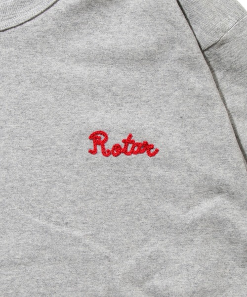 Chain Rotar BB Tee ワンポイント チェーン刺繍 七分袖（Tシャツ/カットソー）｜ROTAR（ローター）