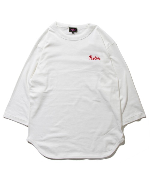 Chain Rotar BB Tee ワンポイント チェーン刺繍 七分袖（Tシャツ/カットソー）｜ROTAR（ローター） mdprevattcaulkingandwaterproofing.com