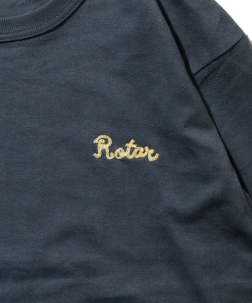 Chain Rotar BB Tee ワンポイント チェーン刺繍 七分袖（Tシャツ/カットソー）｜ROTAR（ローター） mdprevattcaulkingandwaterproofing.com