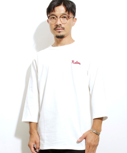 Chain Rotar BB Tee ワンポイント チェーン刺繍 七分袖（Tシャツ/カットソー）｜ROTAR（ローター） mdprevattcaulkingandwaterproofing.com