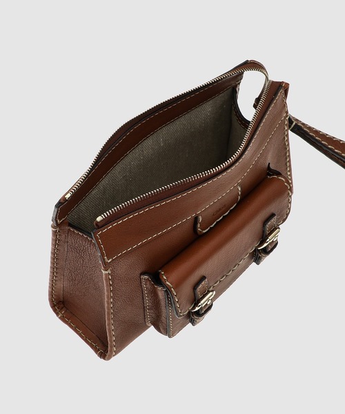 Chloe（クロエ）の「EDITH / スモールポーチ　POUCH（クラッチバッグ・レディース・ブラウン・FREE）」の4枚目の写真