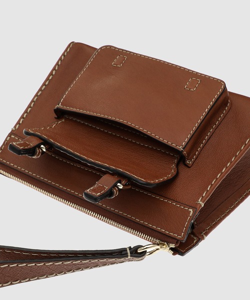 Chloe（クロエ）の「EDITH / スモールポーチ　POUCH（クラッチバッグ・レディース・ブラウン・FREE）」の6枚目の写真