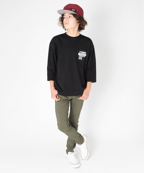 GLAZOS（グラソス）の「ネーム付きフラットツイルキャップ（キャップ・キッズ・チャコールグレー/ブラック/エンジ/ネイビー・フリー）」の11枚目の写真