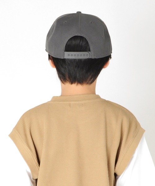 GLAZOS（グラソス）の「ネーム付きフラットツイルキャップ（キャップ・キッズ・チャコールグレー/ブラック/エンジ/ネイビー・フリー）」の16枚目の写真