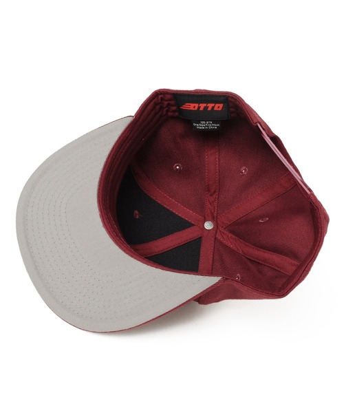 GLAZOS（グラソス）の「ネーム付きフラットツイルキャップ（キャップ・キッズ・チャコールグレー/ブラック/エンジ/ネイビー・フリー）」の8枚目の写真