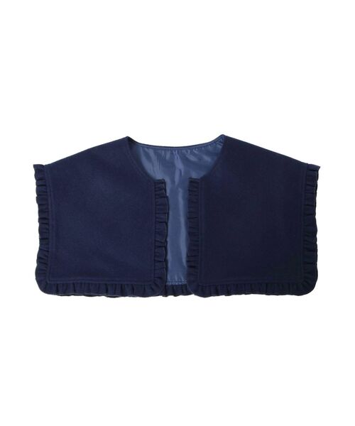 merry jenny（メリージェニー）の「フリルフリルスクエアcollar（付け襟・レディース・アイボリー/ブラック/ネイビー・FREE）」の8枚目の写真