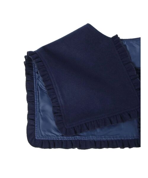 merry jenny（メリージェニー）の「フリルフリルスクエアcollar（付け襟・レディース・アイボリー/ブラック/ネイビー・FREE）」の4枚目の写真