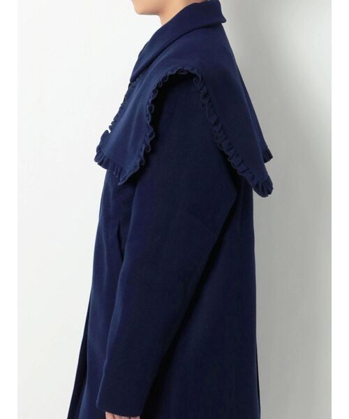 merry jenny（メリージェニー）の「フリルフリルスクエアcollar（付け襟・レディース・アイボリー/ブラック/ネイビー・FREE）」の12枚目の写真