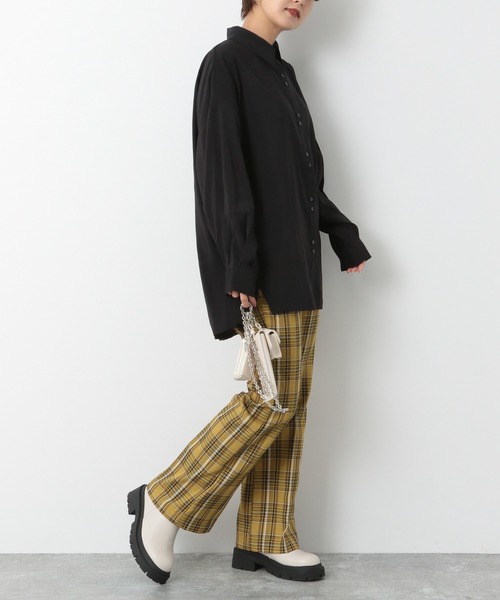 Heather（ヘザー）の「スリムフィットガラフレアパンツ 215611（その他パンツ・レディース・グレー系その他/ブラウン系その他/イエロー系その他・S/M）」の21枚目の写真