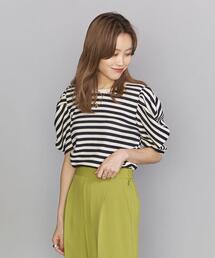 BEAUTY&YOUTH UNITED ARROWS | BY ハニカムヘンリー＆クルーネック 5分袖カットソー -2WAY-(Tシャツ/カットソー)