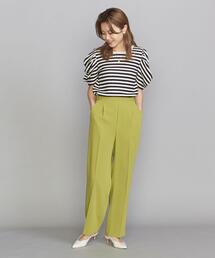 BY ハニカムヘンリー＆クルーネック 5分袖カットソー －2WAY－ BY ハニカムヘンリー＆クルーネック 5分袖カットソー -2WAY-を