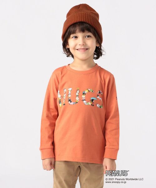 セール Ships Kids スヌーピー 長袖 Tee 100 130cm Tシャツ カットソー Ships シップス のファッション通販 Zozotown