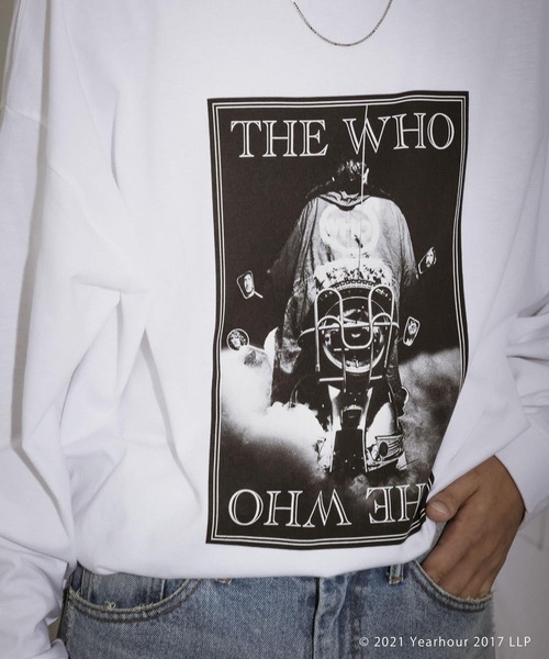 URBAN RESEARCH（アーバンリサーチ）の「URBAN RESEARCH iD　THE WHO LONG-SLEEVE（Tシャツ/カットソー・メンズ・ホワイト/スミクロ・MEDIUM/LARGE）」の5枚目の写真