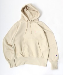 Champion（チャンピオン）REVERSE WEAVE L.W.D.ワンポイントロゴ刺繍 裏起毛スウェットパーカー メンズ レディース ユニセックス
