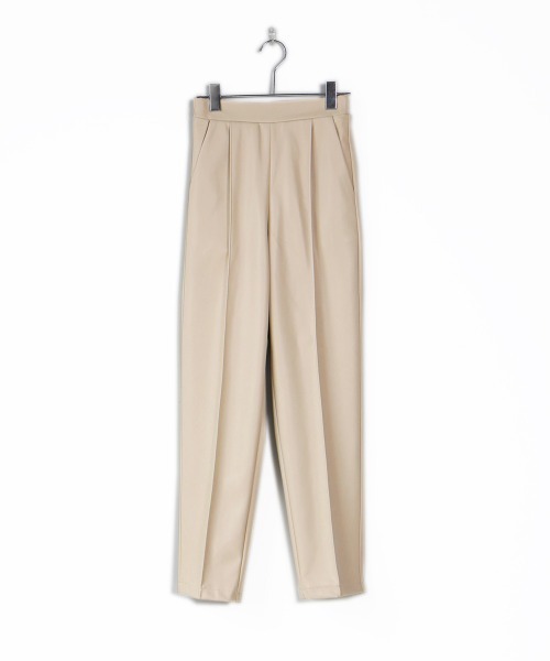 Bab（バブ）の「【WEB限定】フェイクレザーテーパードパンツ（その他パンツ・レディース・モカ/アイボリー・38）」の18枚目の写真