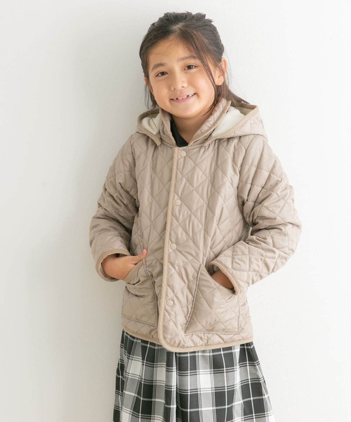 URBAN RESEARCH DOORS（アーバンリサーチドアーズ）の「『洗濯可』キルトジャケット(KIDS)（その他アウター・キッズ・キャメル/ネイビー/ベージュ系その他・90/135/105/120/150）」の8枚目の写真