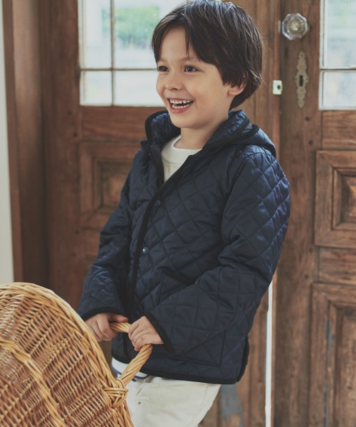 URBAN RESEARCH DOORS（アーバンリサーチドアーズ）の「『洗濯可』キルトジャケット(KIDS)（その他アウター・キッズ・キャメル/ネイビー/ベージュ系その他・90/135/105/120/150）」の19枚目の写真