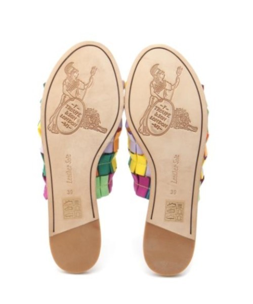F-TROUPE（エフトゥループ）の「F-TROUPE SANDAL DY1906 GROSGRAIN（サンダル・レディース・マルチ・38/39/36/37）」の6枚目の写真