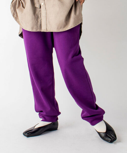 GLOSTER(グロスター)の「【WEB限定】【GLOSTER/グロスター】スウェットパンツ(スウェットパンツ・メンズ・ブラック/パープル/グレー/キナリ・MEDIUM/LARGE)」の4枚目の写真
