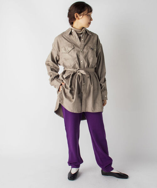 GLOSTER(グロスター)の「【WEB限定】【GLOSTER/グロスター】スウェットパンツ(スウェットパンツ・メンズ・ブラック/パープル/グレー/キナリ・MEDIUM/LARGE)」の13枚目の写真