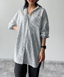 PAGEBOY | ニュアンスプリントチュニックシャツ(Tシャツ/カットソー)