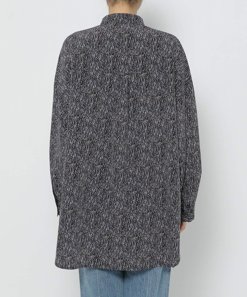 PAGEBOY（ページボーイ）の「ニュアンスプリントチュニックシャツ（Tシャツ/カットソー・レディース・ブラック/オフホワイト・FREE）」の12枚目の写真