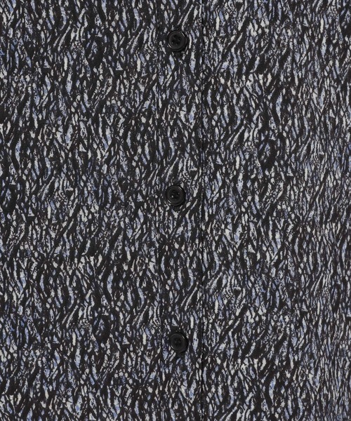 PAGEBOY（ページボーイ）の「ニュアンスプリントチュニックシャツ（Tシャツ/カットソー・レディース・ブラック/オフホワイト・FREE）」の14枚目の写真