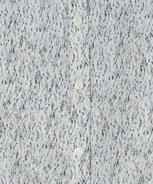 PAGEBOY（ページボーイ）の「ニュアンスプリントチュニックシャツ（Tシャツ/カットソー・レディース・ブラック/オフホワイト・FREE）」の6枚目の写真