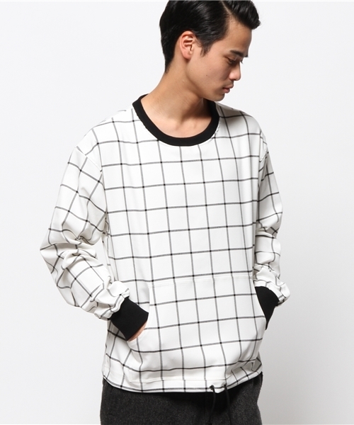 WHO'S WHO gallery(フーズフーギャラリー)の「【期間限定セール】【GIGGER】ウィンドペンBIG Tee(ニット/セーター・メンズ・ホワイト/ネイビー/ブラック・FREE)」の2枚目の写真