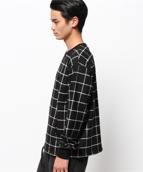 WHO'S WHO gallery(フーズフーギャラリー)の「【期間限定セール】【GIGGER】ウィンドペンBIG Tee(ニット/セーター・メンズ・ホワイト/ネイビー/ブラック・FREE)」の7枚目の写真