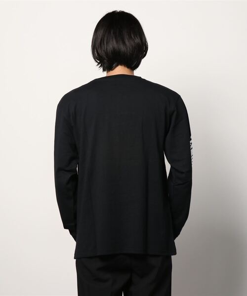 MOUNTAIN SMITH（マウンテンスミス）の「【 MOUNTAIN SMITH / マウンテンスミス 】袖プリント ロングスリーブTシャツ ロンT 長袖ポケットTシャツ ポケT（Tシャツ/カットソー・メンズ・グレー/ブラック/ベージュ/ブラウン/ホワイト・L/XL/M）」の6枚目の写真