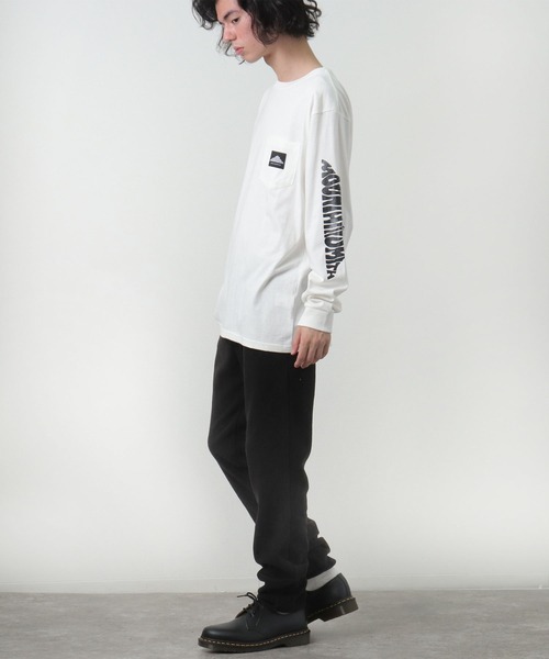 MOUNTAIN SMITH（マウンテンスミス）の「【 MOUNTAIN SMITH / マウンテンスミス 】袖プリント ロングスリーブTシャツ ロンT 長袖ポケットTシャツ ポケT（Tシャツ/カットソー・メンズ・グレー/ブラック/ベージュ/ブラウン/ホワイト・L/XL/M）」の14枚目の写真