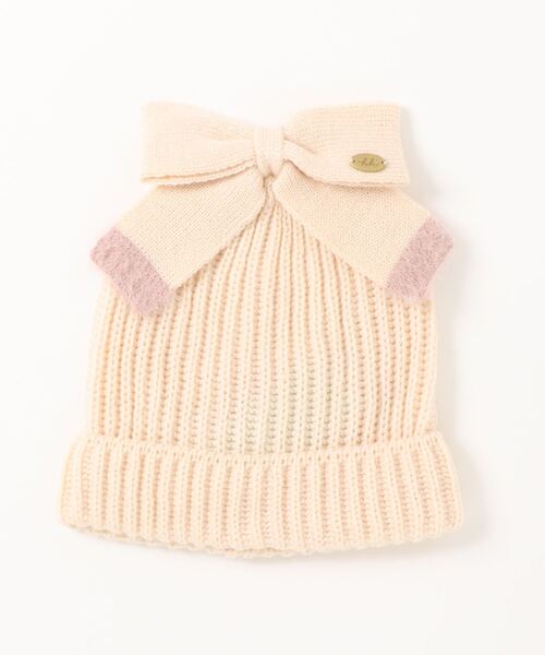 HAKKA KIDS（ハッカキッズ）の「ナイロンシャギーニット帽（ニットキャップ/ビーニー・キッズ・キナリ/ネイビー・M/L）」の5枚目の写真