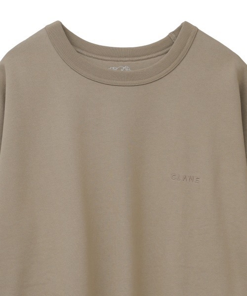 CLANE（クラネ）の「FRUIT OF THE ROOM×CLANE/フルーツオブザルーム×クラネ/Wide Sweat Tops(ワイドスウェット)/ 11105-2132（スウェット・レディース・チャコールグレー/ベージュ・FREE）」の21枚目の写真
